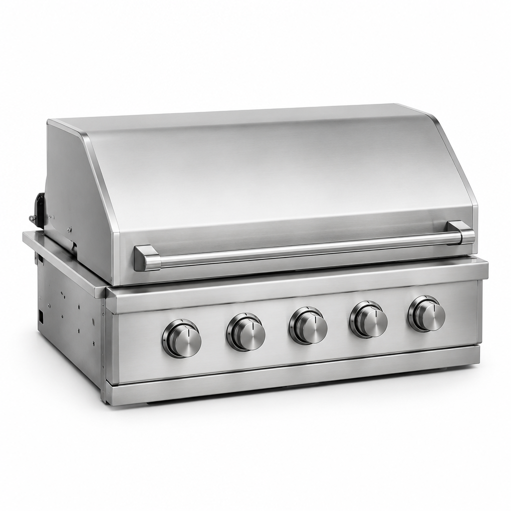 Built-in gas grill