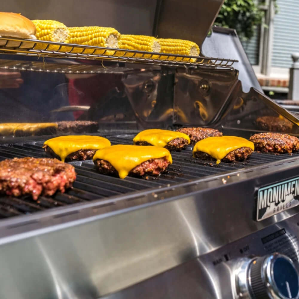 Monument Grills 24367 4-Burner Stainless Propane Gas Grill with Infrared Sear Burner view 3