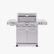 Monument Grills 35633 4-Burner Stainless Propane Gas Grill with ClearView Lid view 1