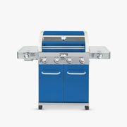 Monument Grills 35633B 4-Burner Matte Blue Propane Gas Grill with Infrared Sear Zone view 1