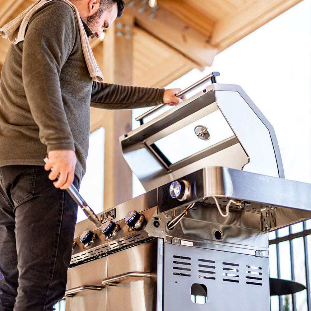 Monument Grills 41847NG 4-Burner Stainless Natural Gas and Propane Grill view 6