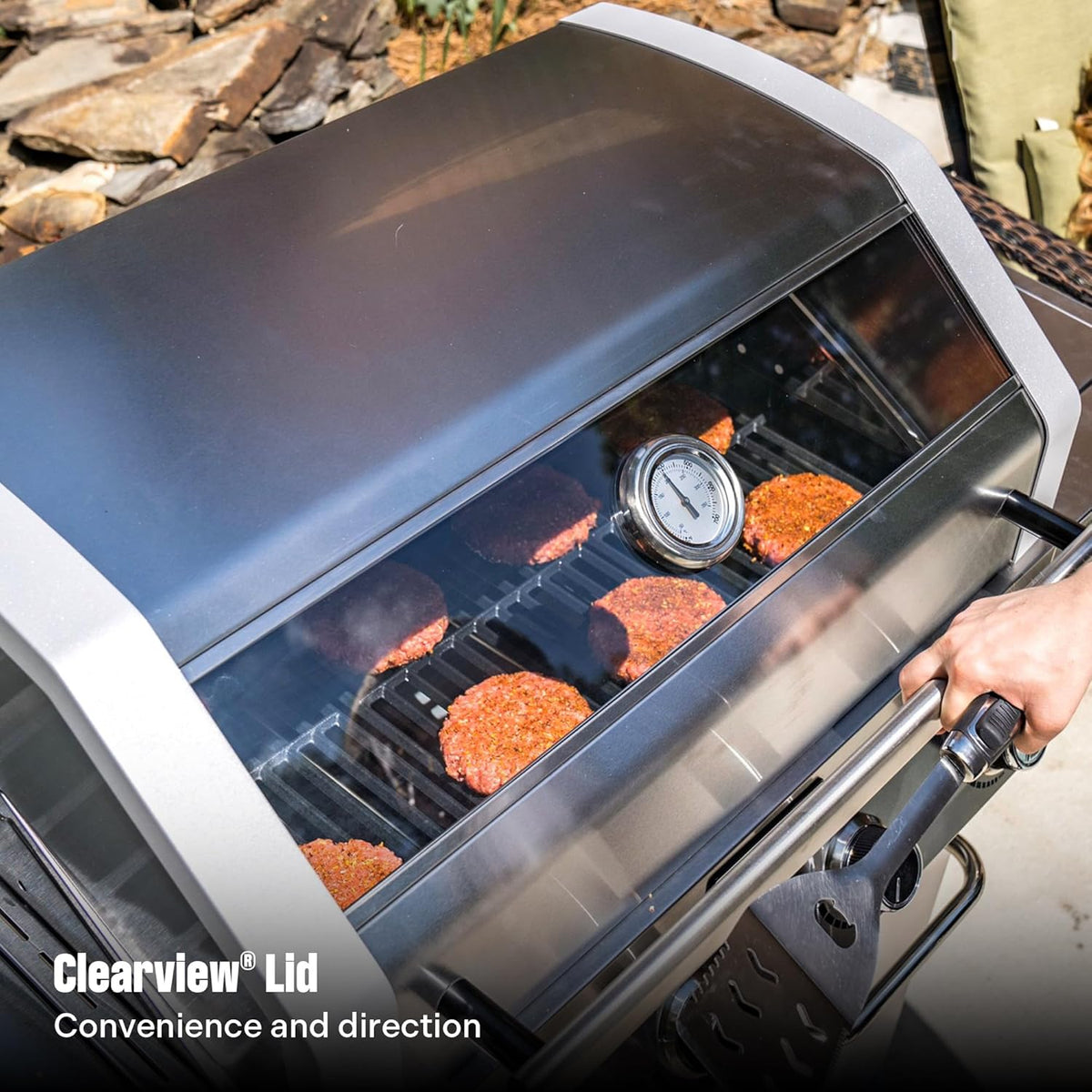 Monument Grills 41847NG 4-Burner Stainless Natural Gas and Propane Grill view 5