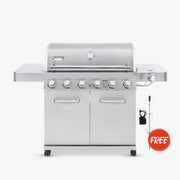 Monument Grills 77352 6-Burner Stainless Propane Gas Grill with Rotisserie Kit view 1