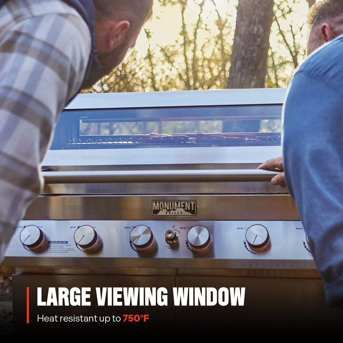 Monument Grills Denali 605 6-Burner Smart Stainless Natural Gas and Propane Grill view 5