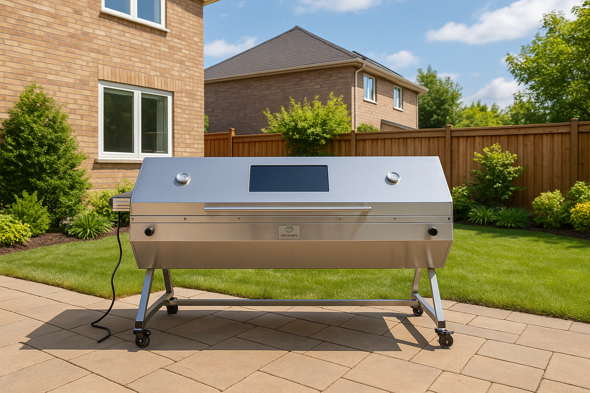 Vita Forno VesperoLuce Elite Argentine Grill with Side Brasero view 4