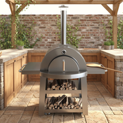 Vita Forno FornoDiCasa Stainless Steel Wood-Fired Pizza Oven view 1