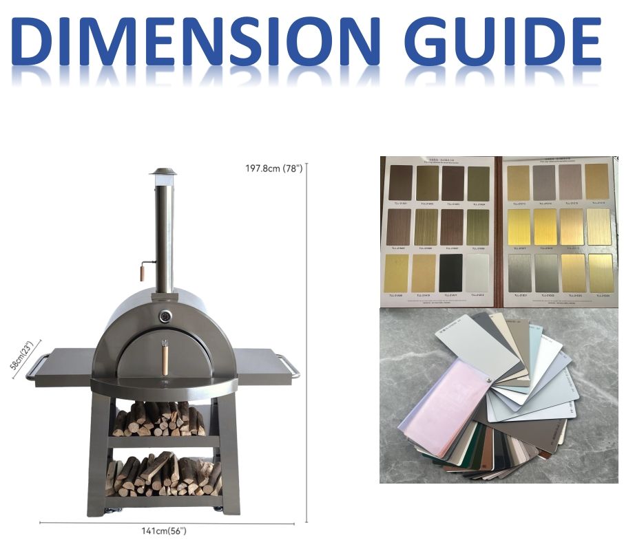 Vita Forno FornoDiCasa Stainless Steel Wood-Fired Pizza Oven view 3