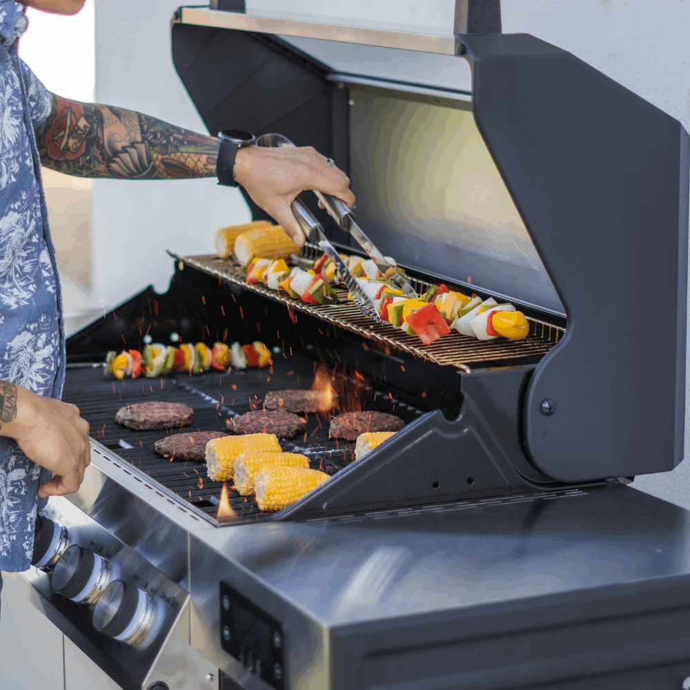 Monument Grills Denali 405 4-Burner Smart Stainless Propane Gas Grill view 2