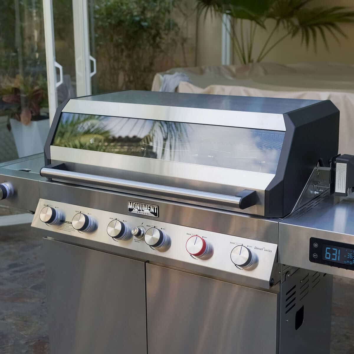 Monument Grills Denali 605Pro 6-Burner Smart Stainless Propane Gas Grill view 6