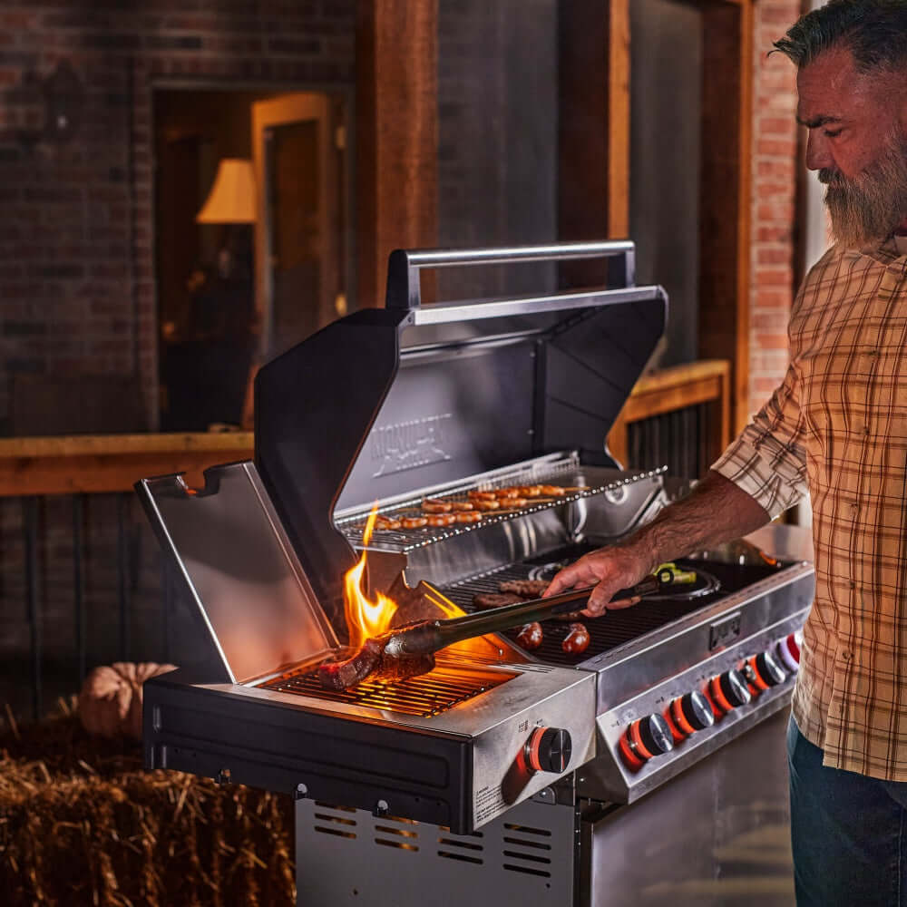Monument Grills Denali 605Pro 6-Burner Smart Stainless Propane Gas Grill view 3