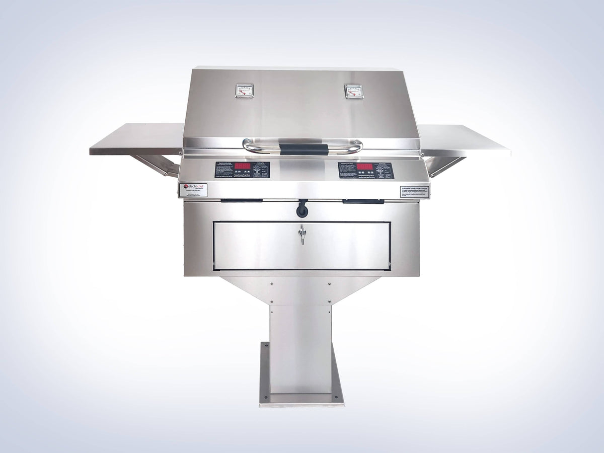 ElectriChef Ruby 32" Dual Pedestal-Base Electric Grill image 3