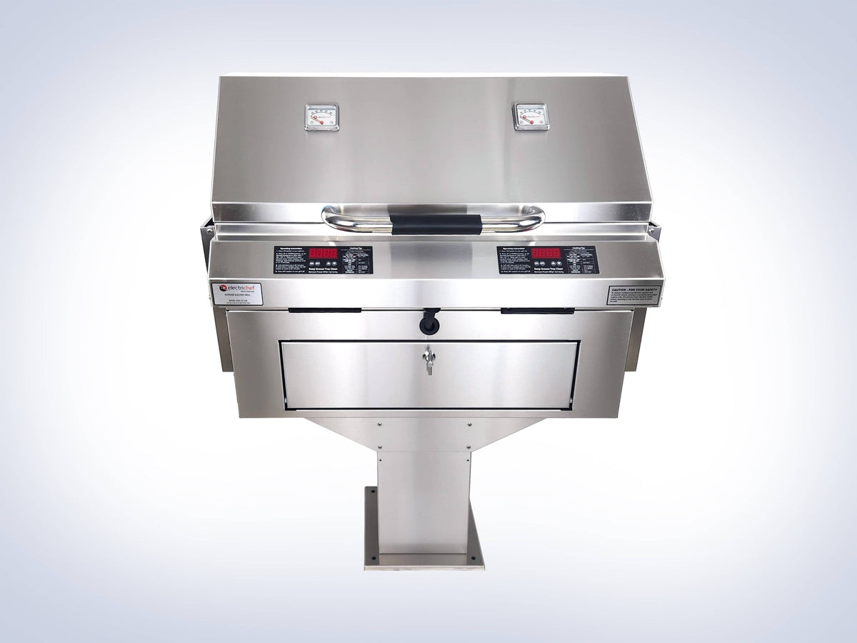 ElectriChef Ruby 32" Dual Pedestal-Base Electric Grill image 4