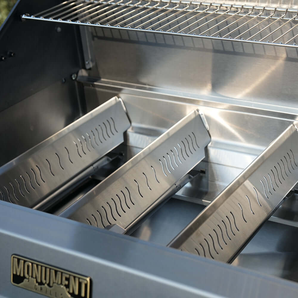 Monument Grills Eminence 405 Smart Stainless Propane Gas Grill with ClearView Lid view 8