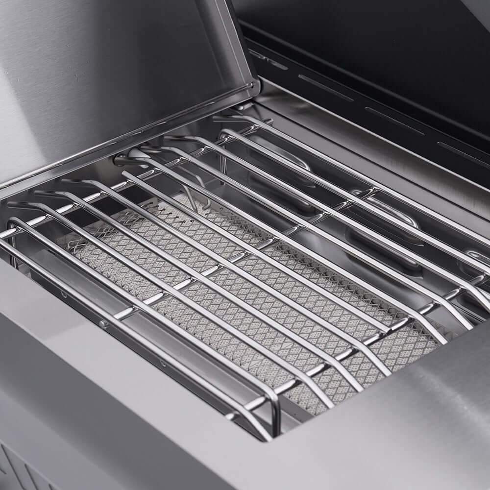 Monument Grills Eminence 405 Smart Stainless Propane Gas Grill with ClearView Lid view 7