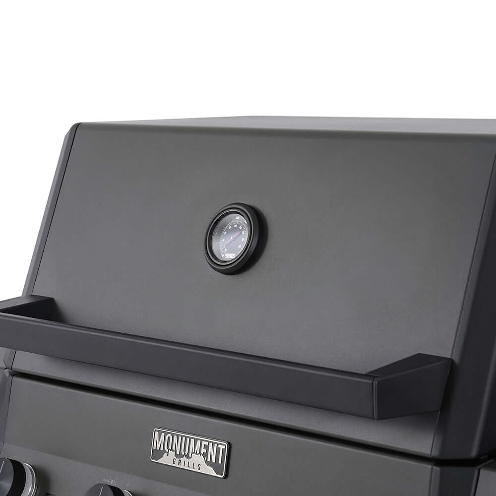 Monument Grills Eminence 425 4-Burner Fortified Black Propane Gas Grill view 7