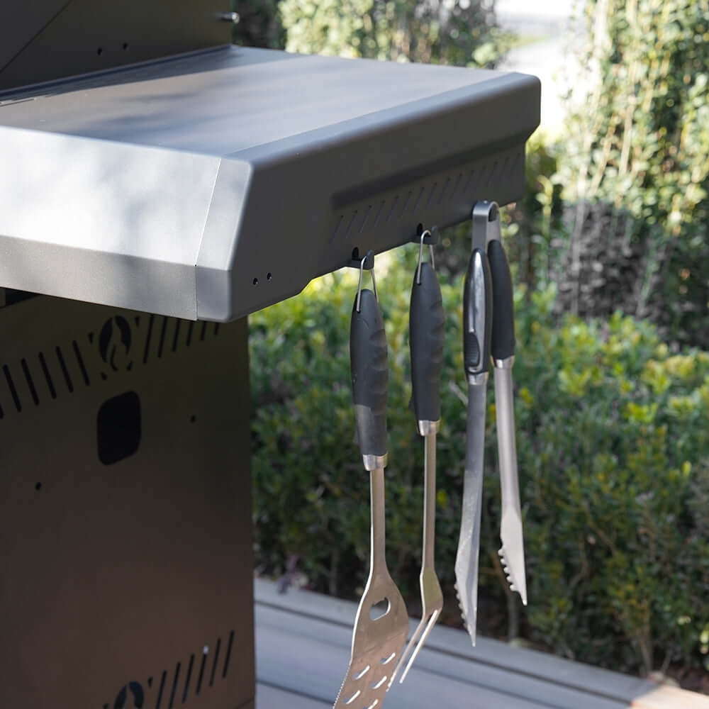 Monument Grills Eminence 425 4-Burner Fortified Black Propane Gas Grill view 5