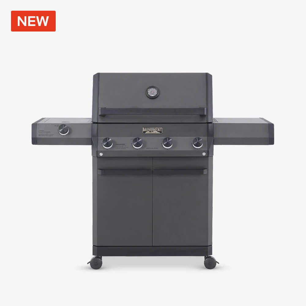 Monument Grills Eminence 425 4-Burner Fortified Black Propane Gas Grill view 1