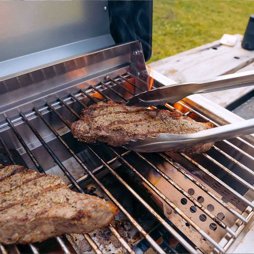 Monument Grills G22 Stainless Tabletop Propane Gas Grill view 5