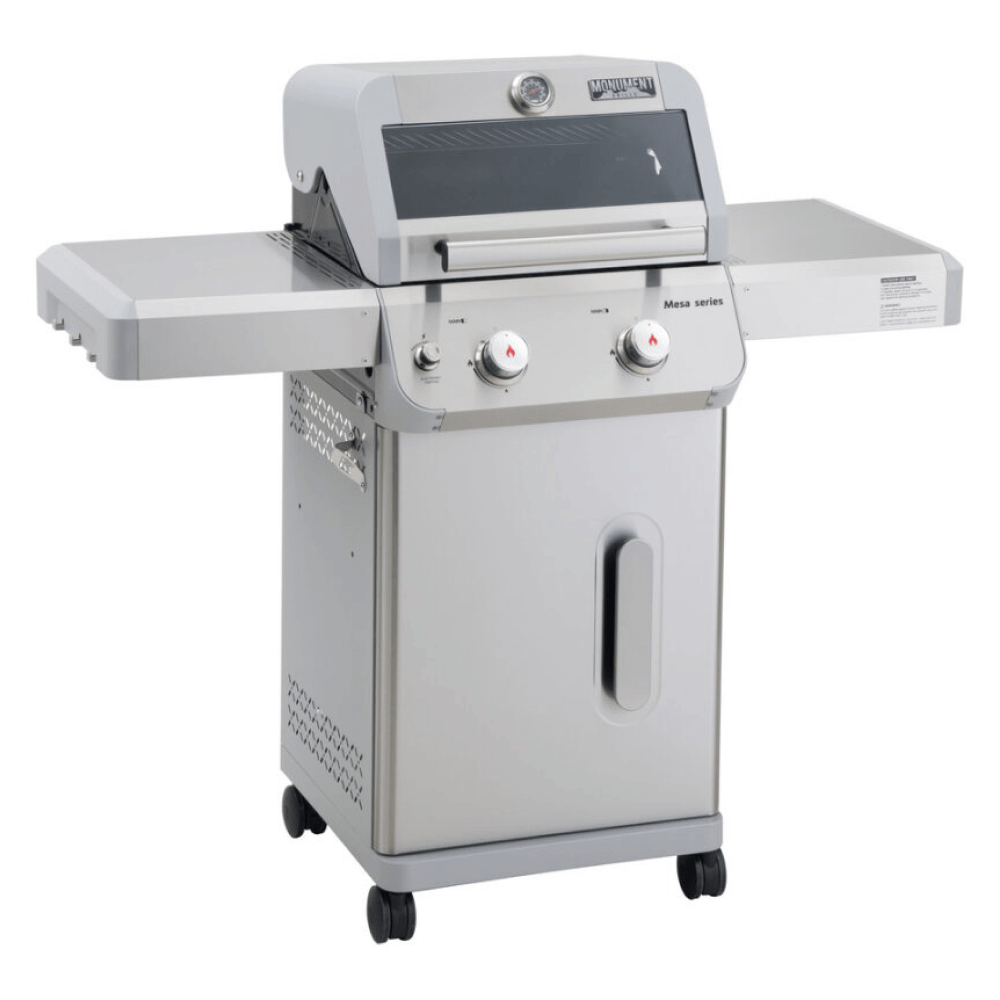 Monument Grills Mesa 200S 2-Burner Foldable Stainless Propane Gas Grill view 4