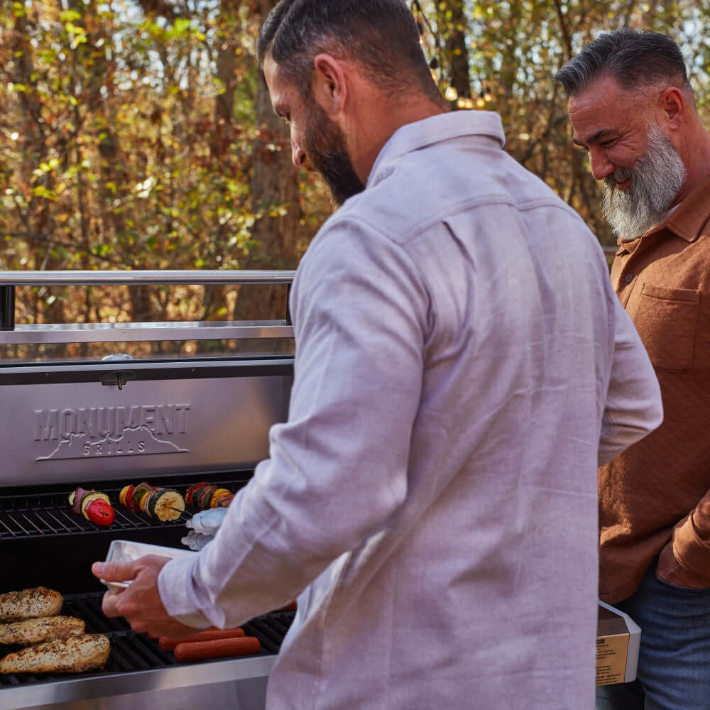Monument Grills Mesa 415BZ 4-Burner Stainless Propane Gas Grill with Broil Zone and Side Burner view 6