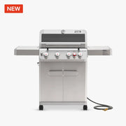 Monument Grills Mesa 415BZNG 4-Burner Stainless Natural Gas Grill with Broil Zone view 1