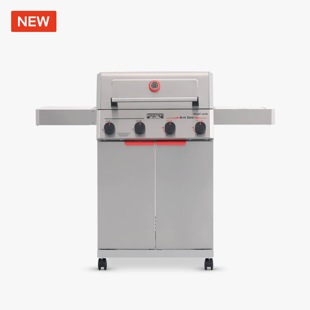 Monument Grills Mesa II 410BZ 4-Burner Stainless Propane Gas Grill with Broil Zone view 1