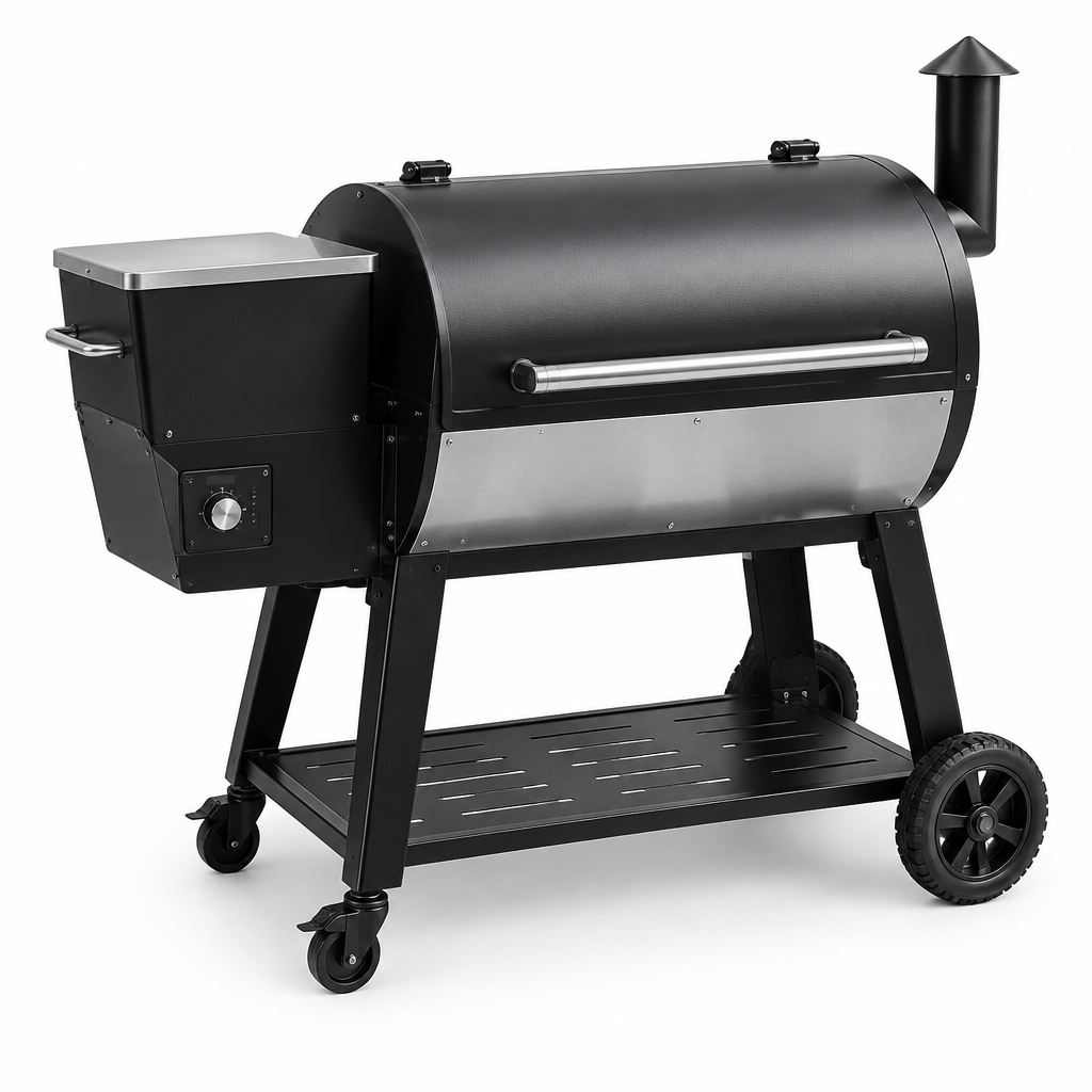 Pellet smoker grill